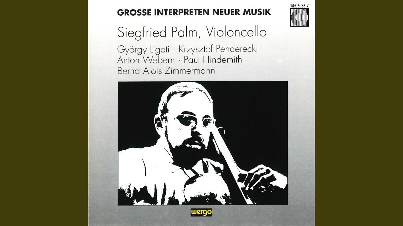 Sonate für Violoncello solo Nr. 3, Op. 25