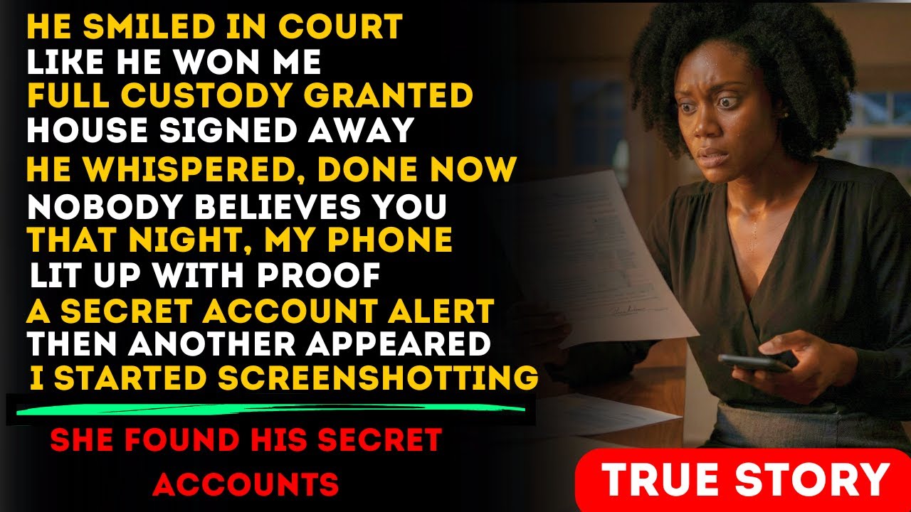 My Husband Took Full Custody and the House—Then I Found His Secret Accounts and Exposed Everything