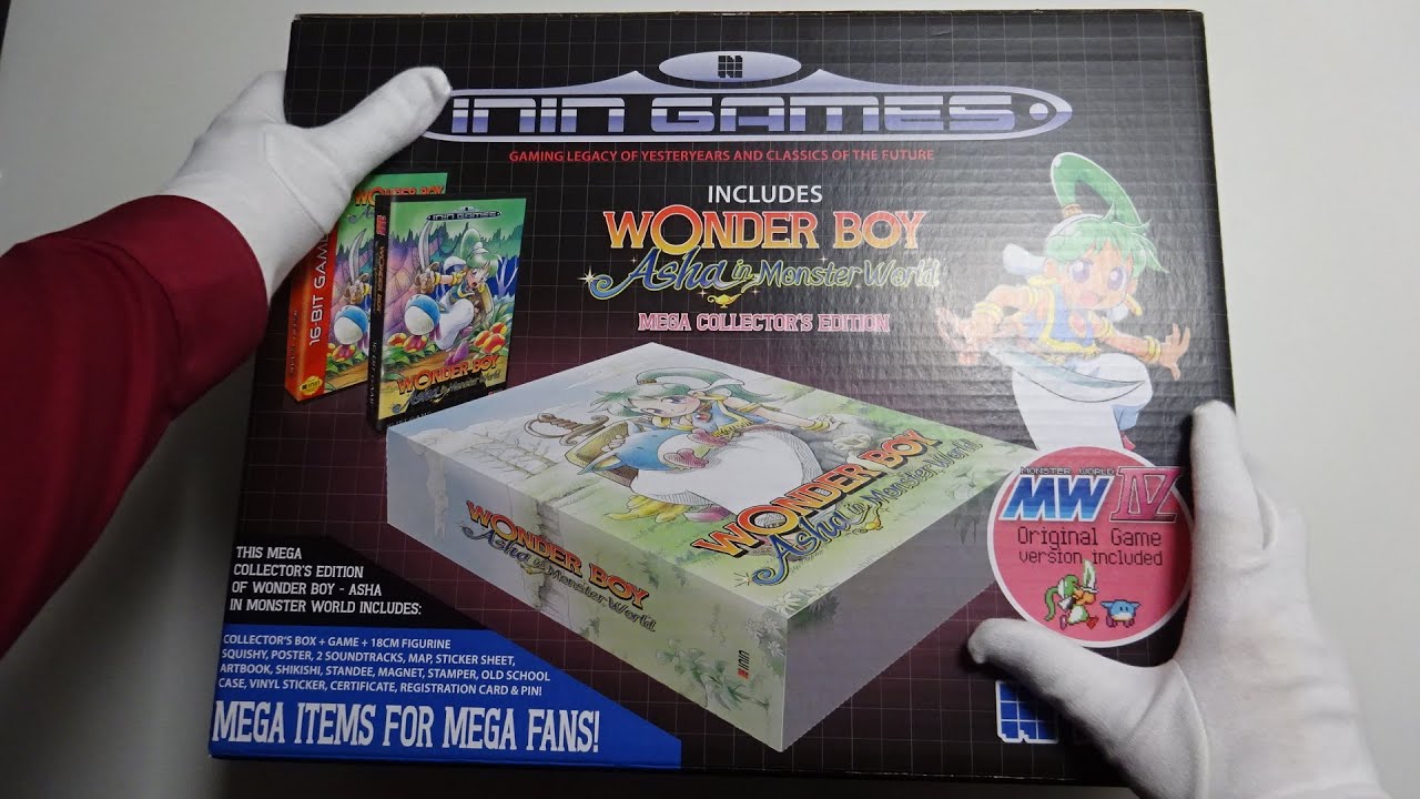 UnBoxingBoxes | WONDER BOY: ASHA IN MONSTER WORLD Unboxing Mega Collector´s Edition (ASMR) [PS4]