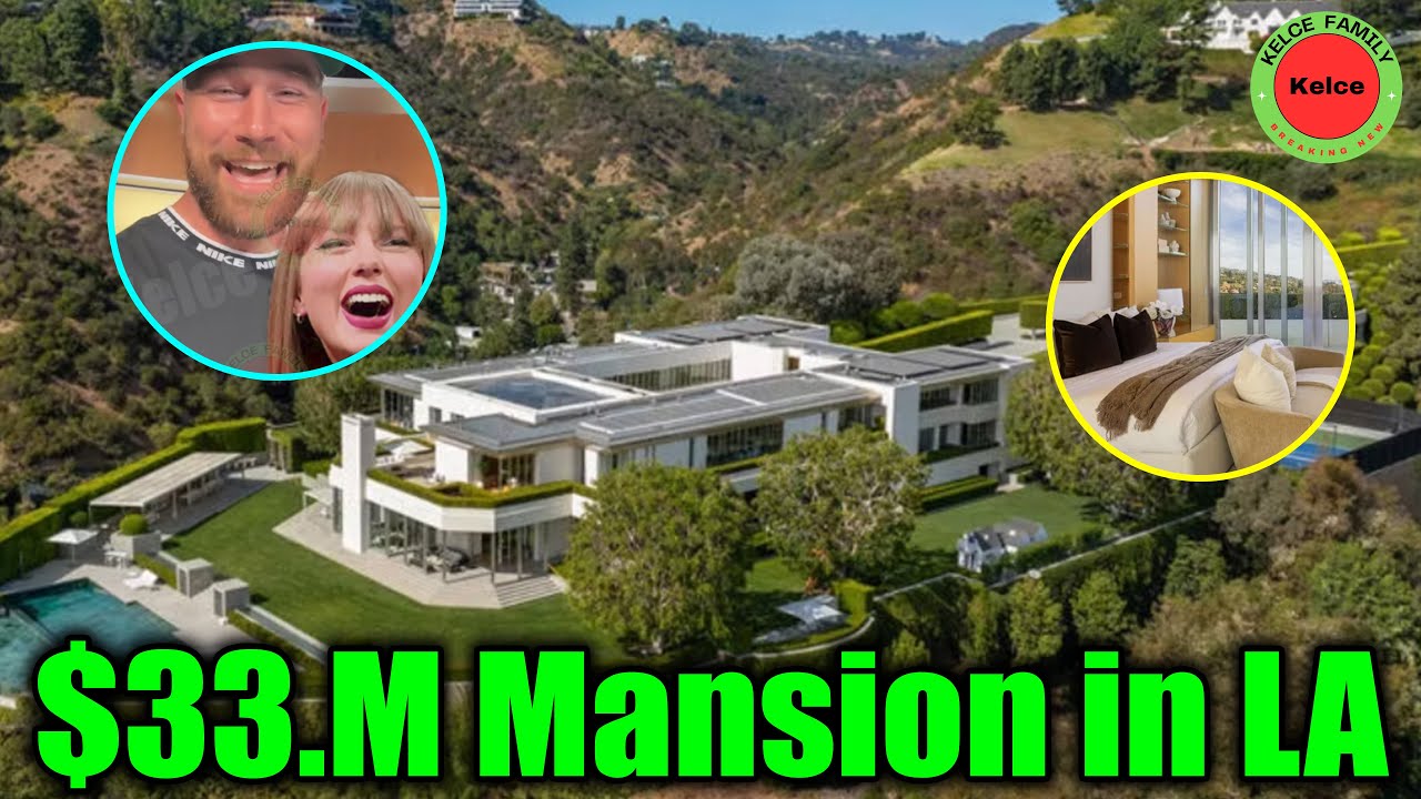 STUNNED by the luxury inside Travis Kelce & Taylor Swift's $33 million mansion in Los Angeles