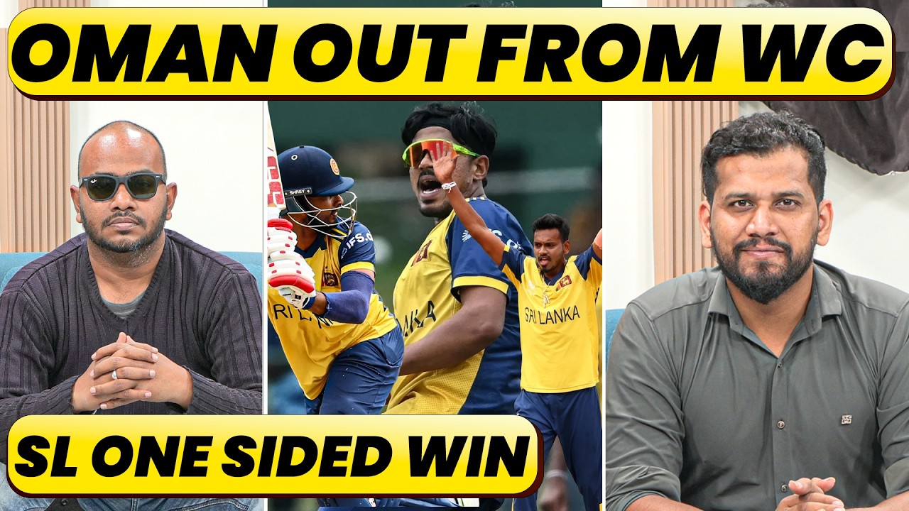 🔴SL vs Oman : Sri Lanka Thrash Oman, Zim vs SL Big Game in this Group