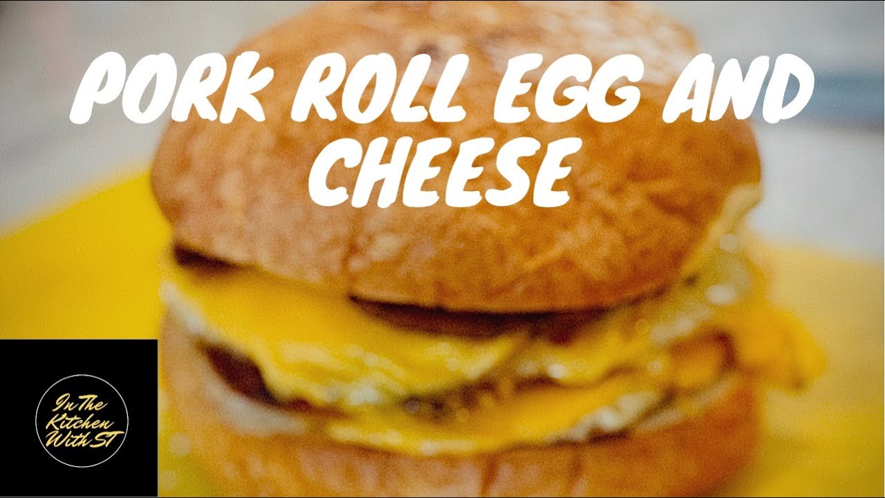How to Make The Best Pork Roll Egg & Cheese | Taylor Ham or Pork Roll  | Breakfast |