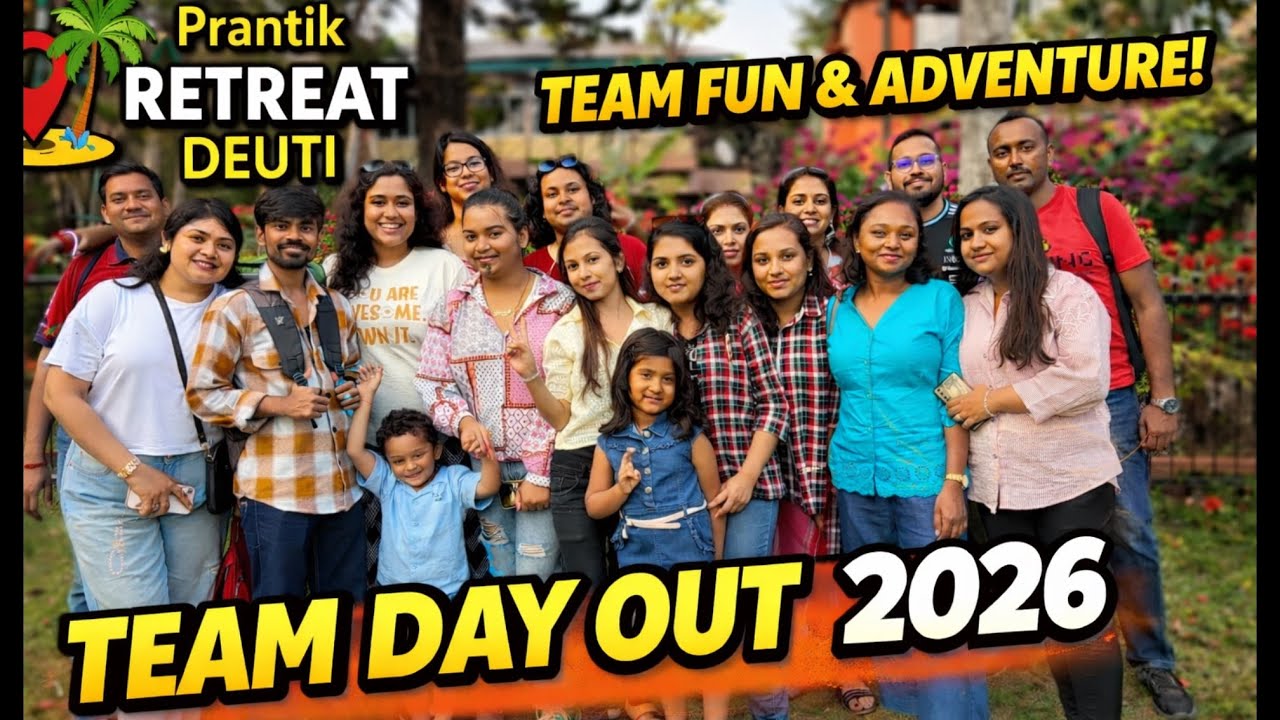 A Day Out With My Team at Prantik Retreat, Deulti 🌿 | Full Vlog 2026