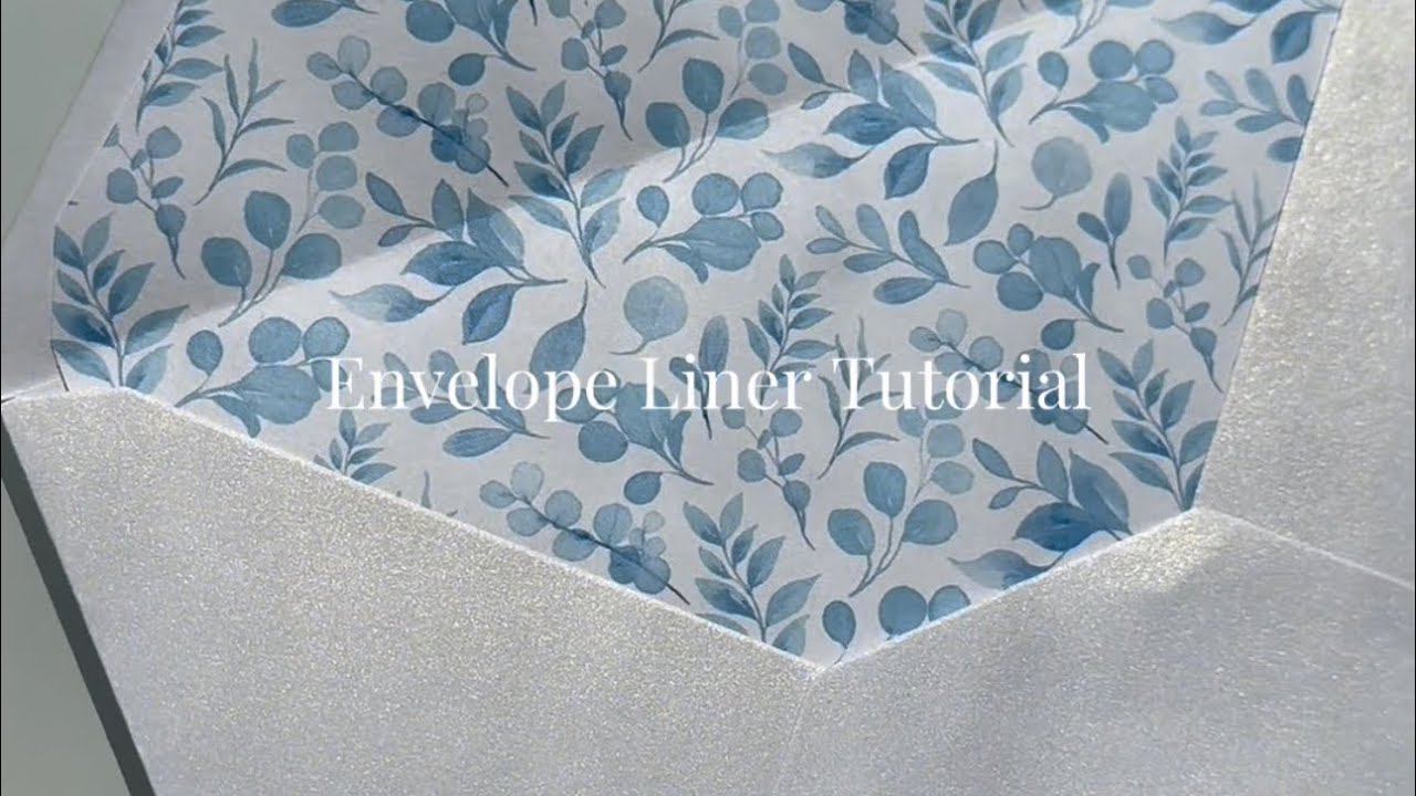 How to Make Envelope Liners with your Cricut!  💌 