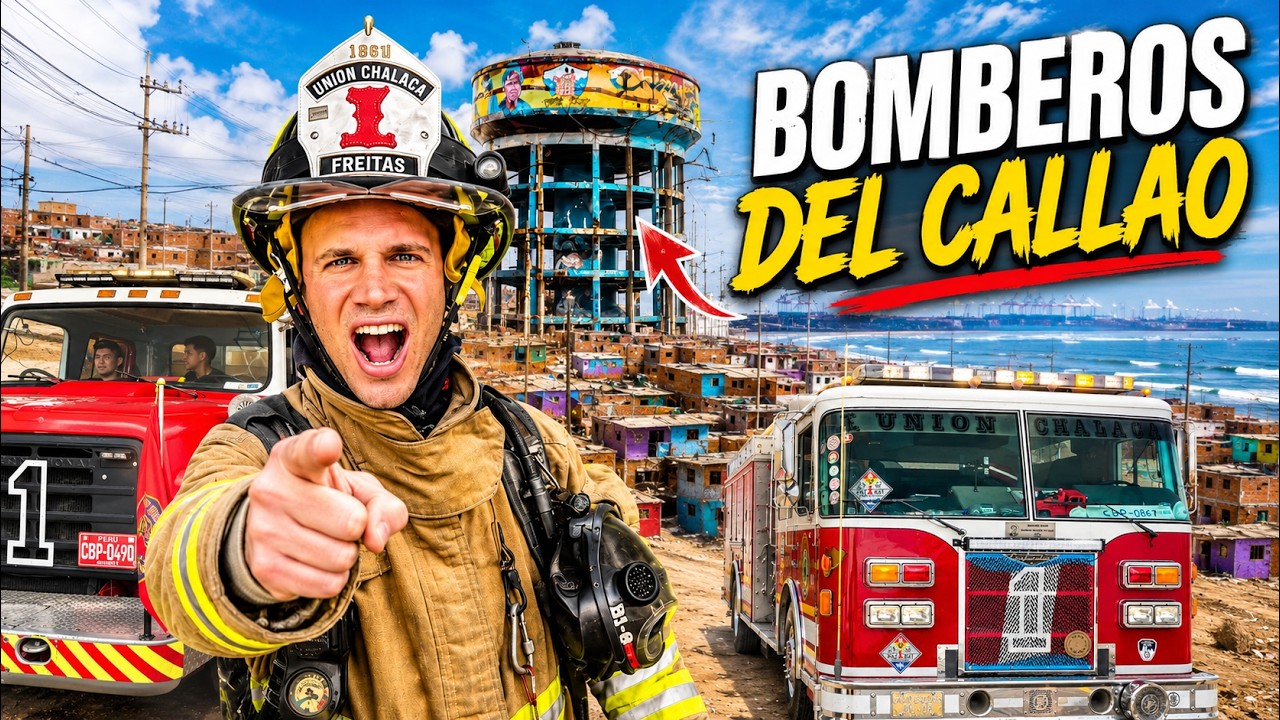 NUNCA IMAGIN&Eacute; lo que VIVIR&Iacute;A con los BOMBEROS del CALLAO 🚒🔥