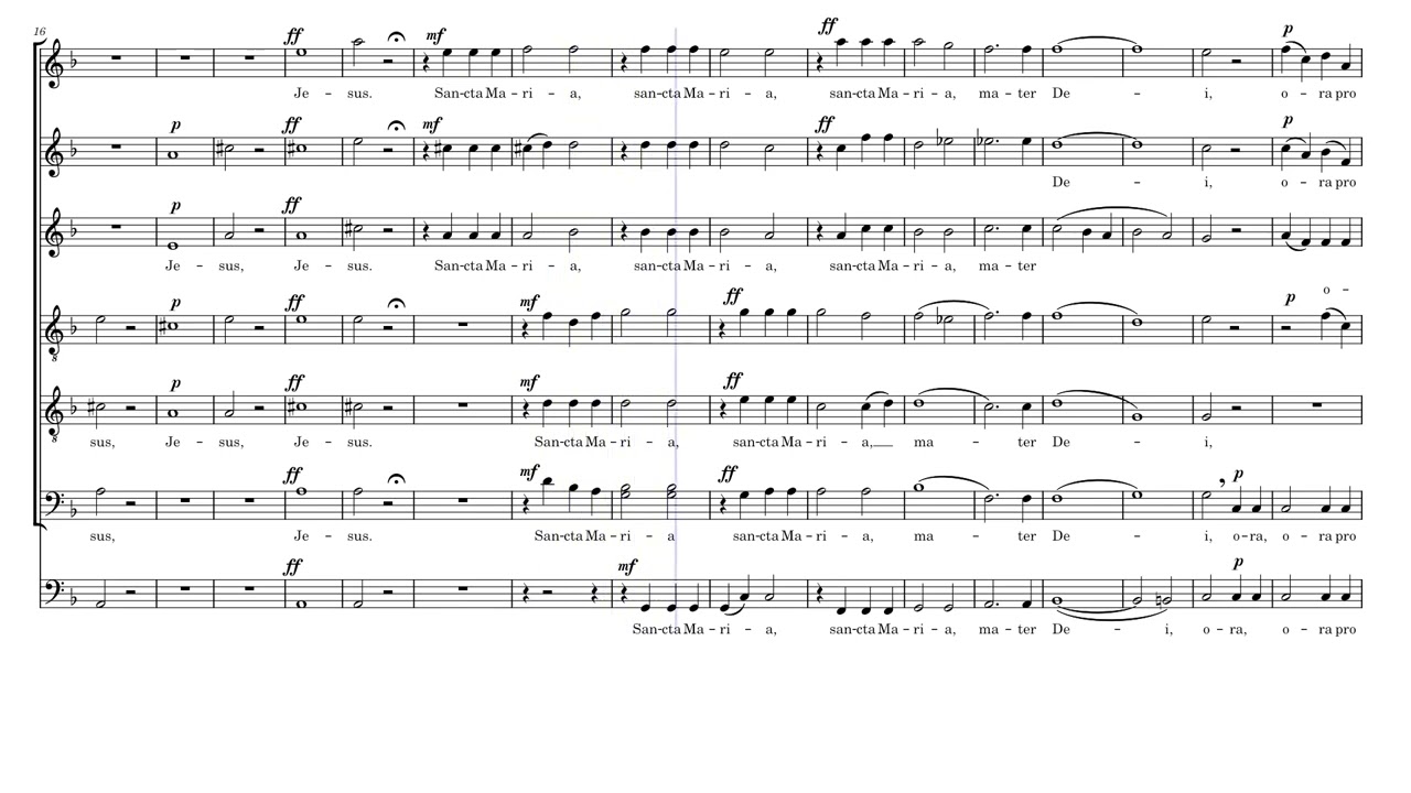 Bruckner - Ave Maria (Alto 1)