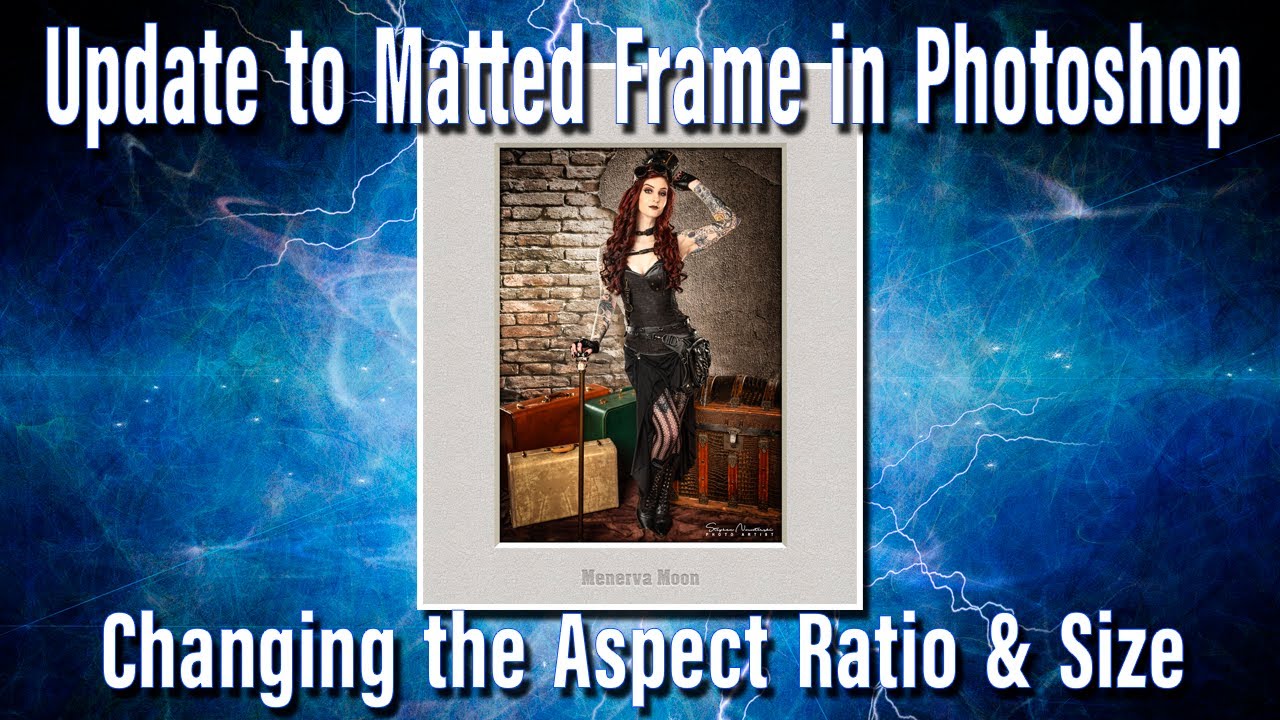 An Update to a Matted Frame in Adobe Photoshop.