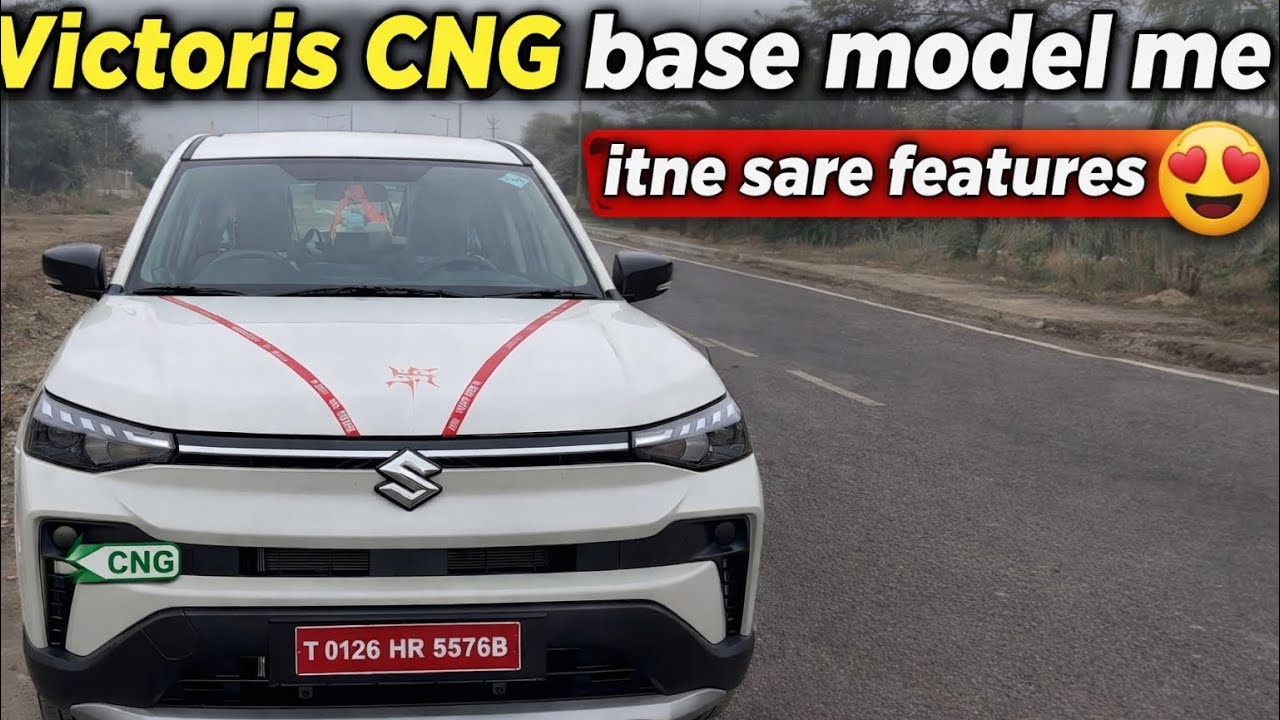 Victoris base model cng, the feature loaded car | victoris lxi cng me itne sare features 😍😍