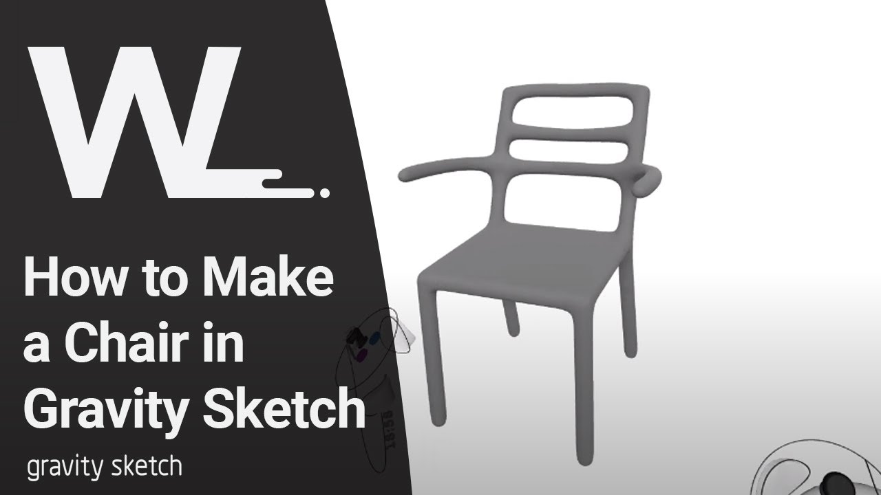 How to make a chair in Gravity Sketch using SubD - Workflow