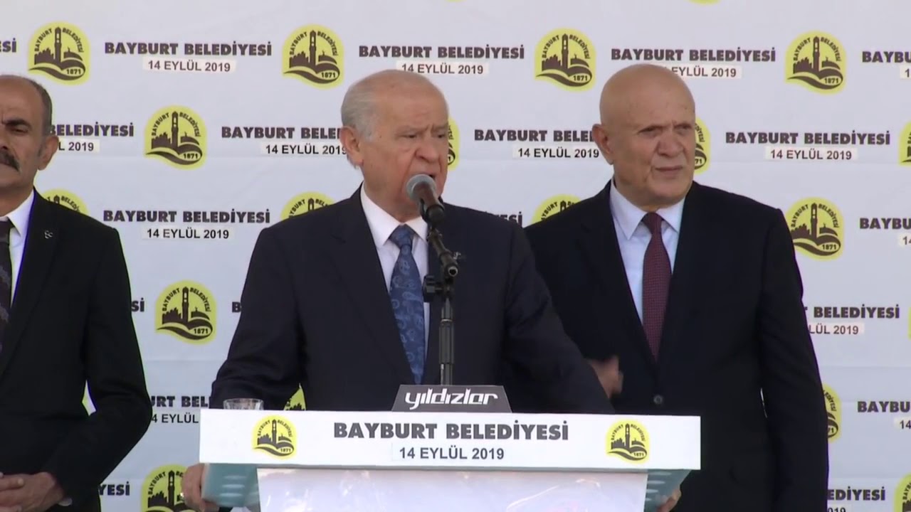 Genel Başkanımız Sn. Devlet Bah&ccedil;eli, Bayburt Belediyesi'nde Konuştu