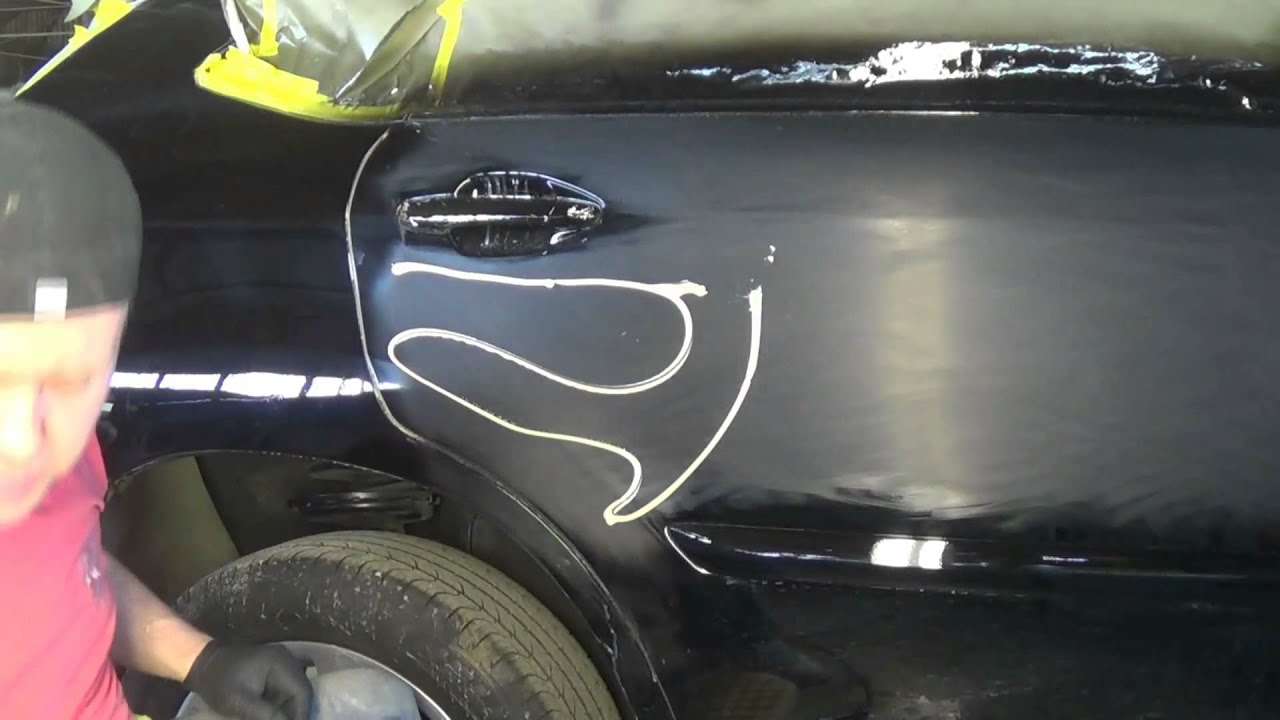 Полировка чёрного авто