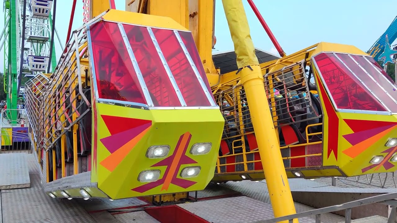 Un día más en la feria de Tlaxcala (Ahora de día, KAMIKAZE ATRACCIONES MONTOYA)