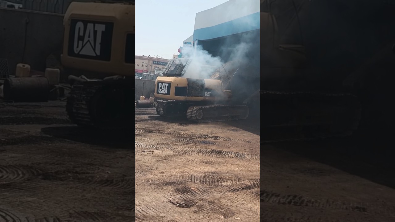 Excavator C&Acirc;T Engine Problem | #caterpillar #excavator #shorts #amazing