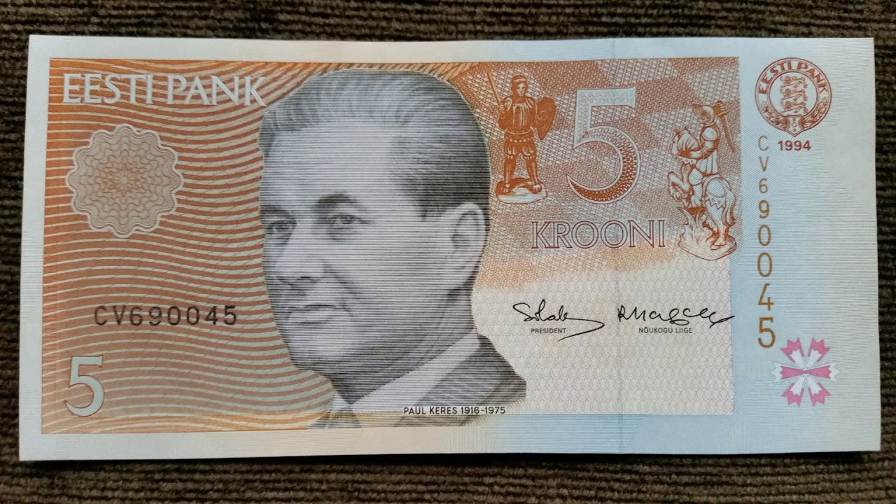 Estonia Banknote - 5 Krooni (1994)