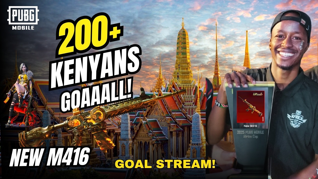 Eliminating 200+ Kenyans & Putting the M416 to the Test  | PUBG kenya