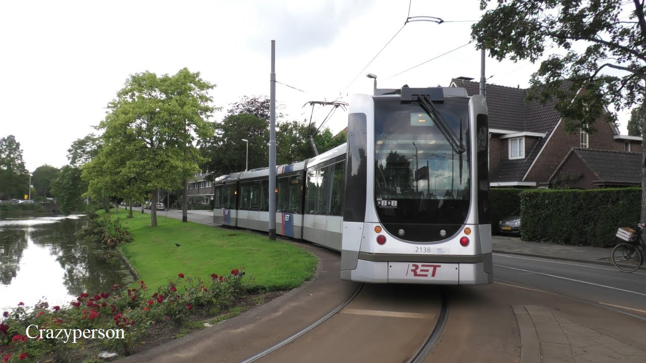 RET Tram Heer Bokelweg - Molenlaan Rotterdam Lijn 4