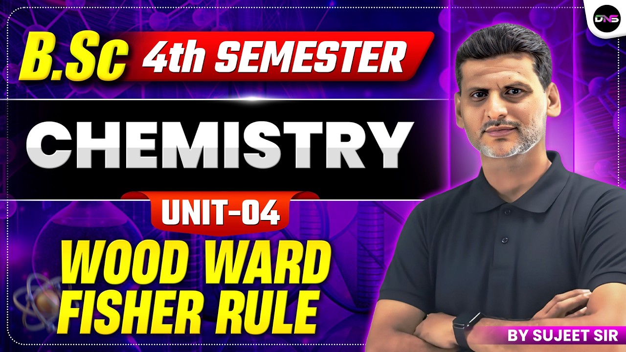 BSc 4th Semester Chemistry | Wood Ward Fisher Rule For Calculating BSc Chemistry 4th Semester Unit-4