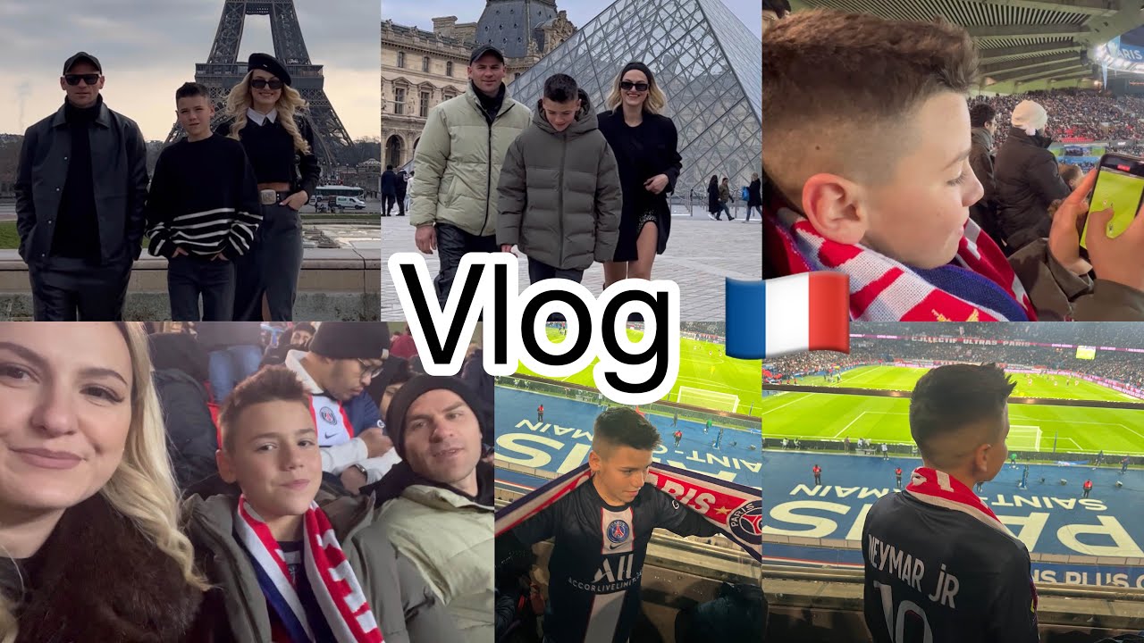 Shkojme ne ndjeshje ne Paris 🇫🇷//Reagimi i Angelos kur pa Neymar nga afer 🥹//Vlog//Dezi Lami