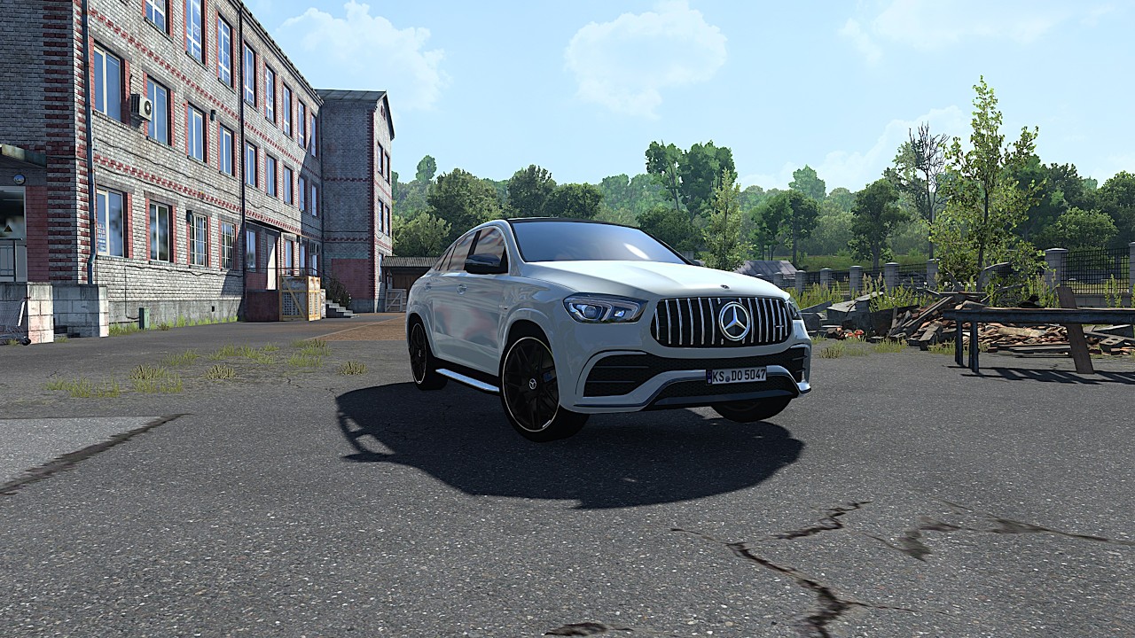 Realistic Car Driving - Mercedes-Benz GLE (63S)  - Euro Truck Simulator 2 1.57