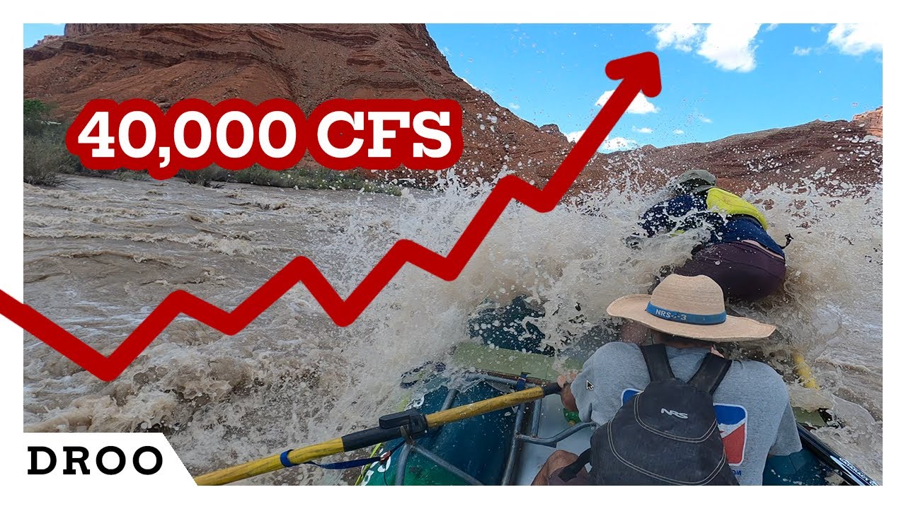 Rocky Rapid at 40,000 cfs! (moab daily's highest flows since june 2011)