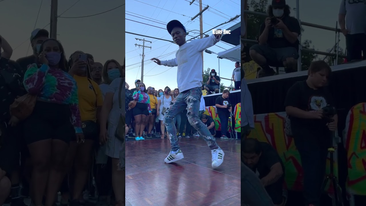 TURF DANCING Zimmy don't miss! ALL finisher moves! #shorts #turfinc #dancebattle @E40TV