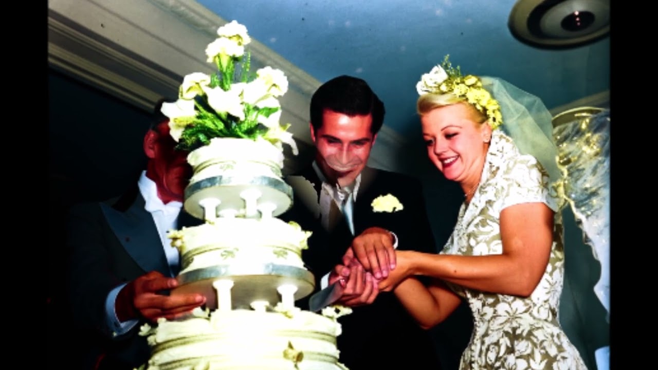 ANGELA LANSBURY AND PETER SHAW LONDON WEDDING ALBUM 1949