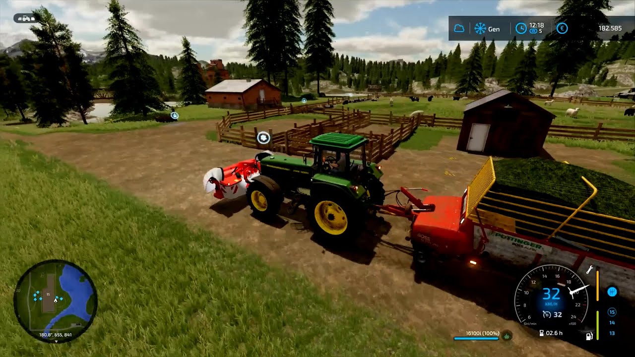 Farming Simulator 22  MOD MAP GOLDCREST VALLEY 22  PS4 LE PRIME PECORE