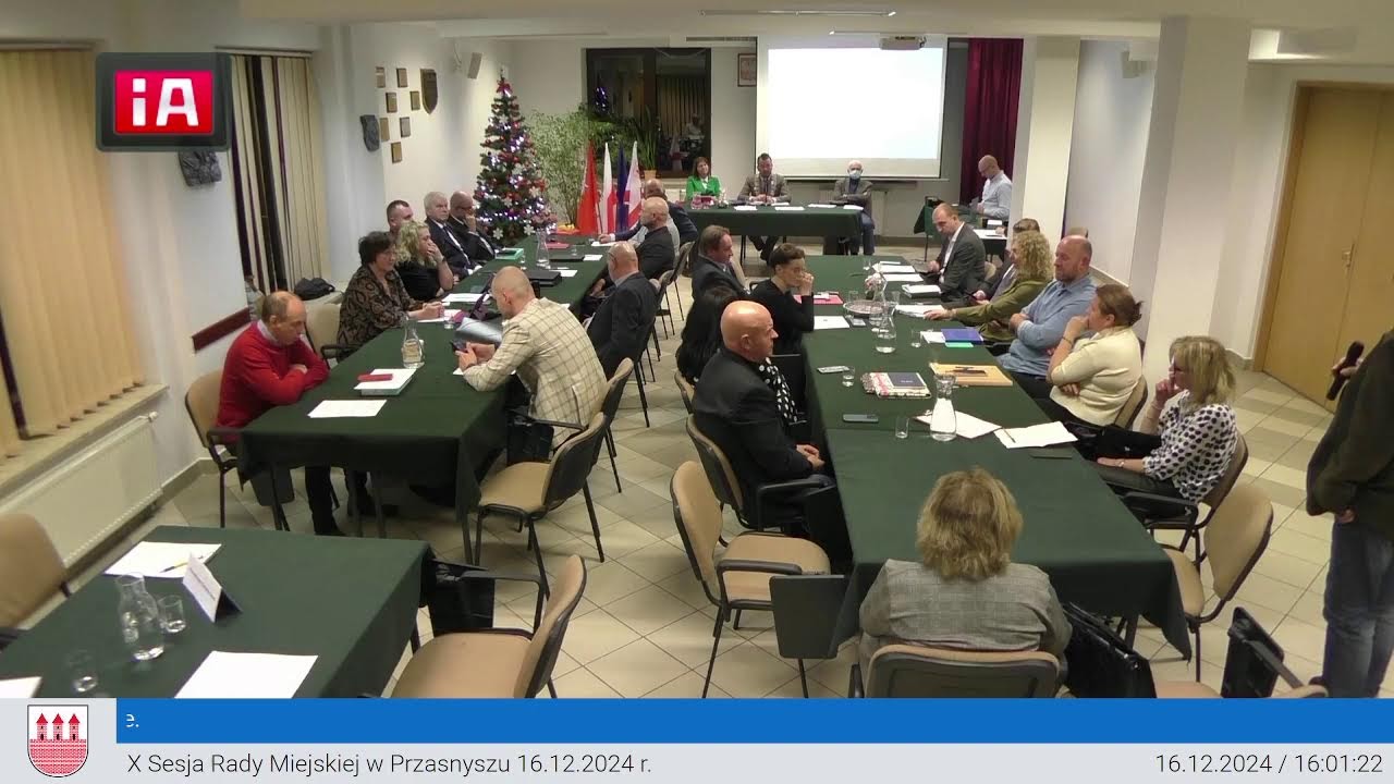 X Sesja Rady Miejskiej w Przasnysz 16.12.2024 r.