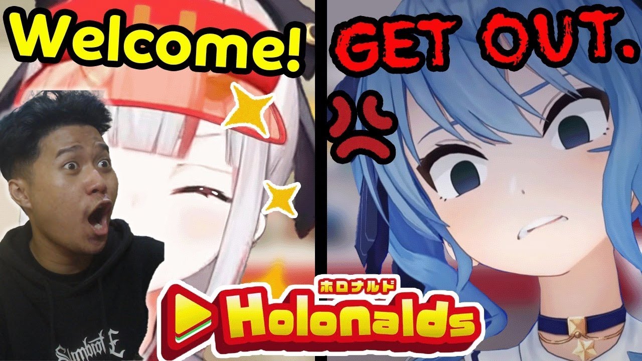 Former Hololive Fan Watch When Hololive Become Fast Food Workers | HOLOLIVE REACTION #hololive