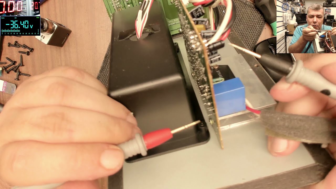 Yamaha SW-P201 subwoofer repair - STK audio amplifier replacement