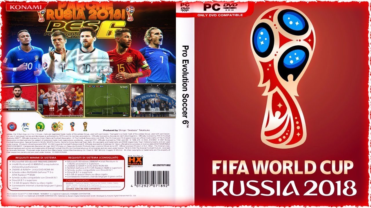 🔴📽️{LIVE #127} PES 6 // PC // PATCH WORLD CUP 2018 RUSSIA //TENTAR VENCER A COPA.