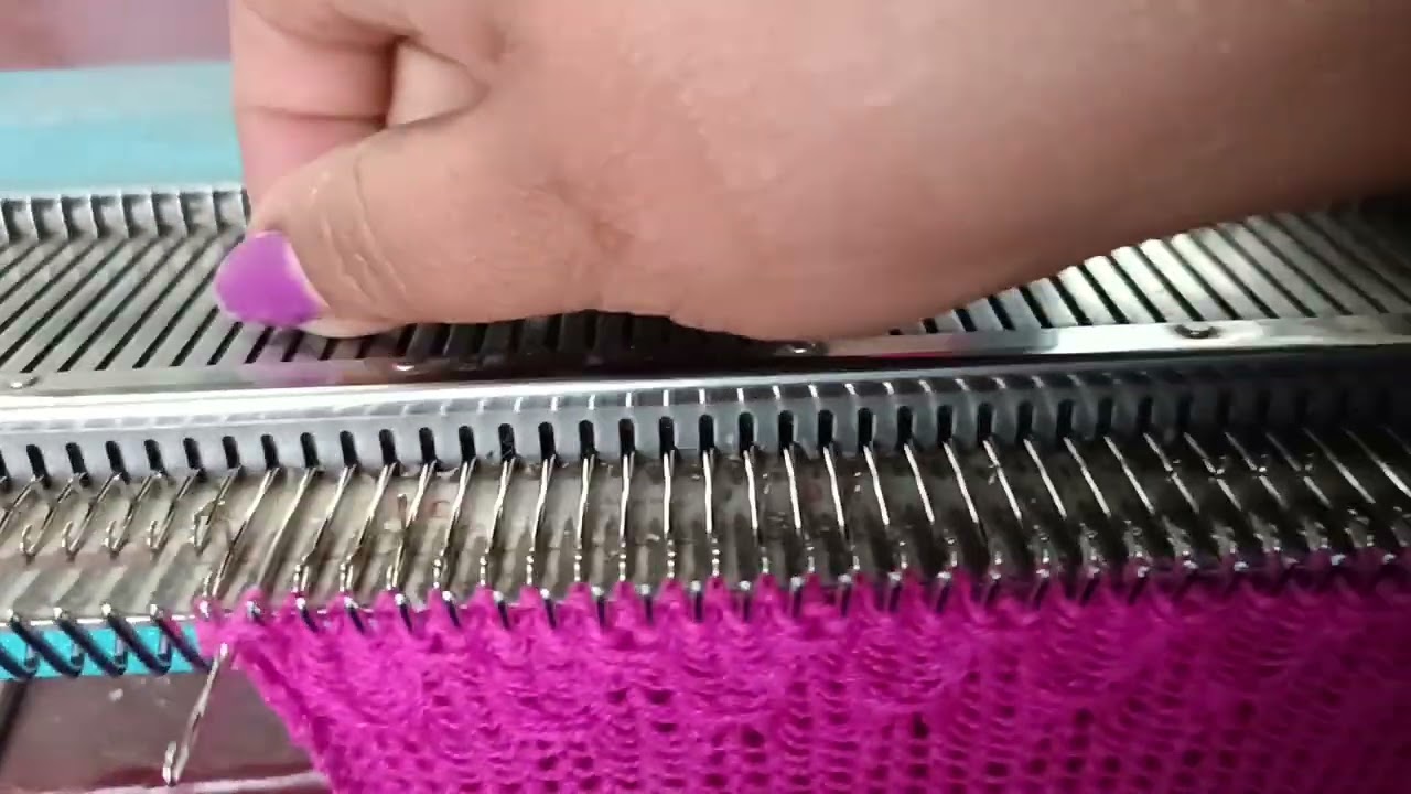 tejido de punto burbuja manual