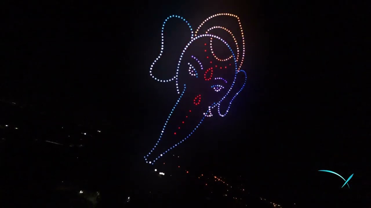 400 Drones Light Up the Sky | Spectacular Private Diwali Drone Show 2025