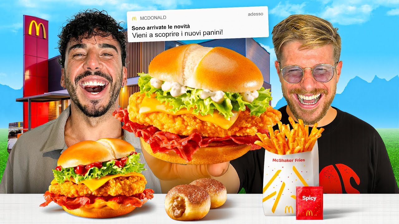 PROVIAMO TUTTE LE NOVITÀ INCREDIBILI DEL MC DONALD’S - SIAMO SENZA PAROLE MAI VISTE QUESTE PATATINE!