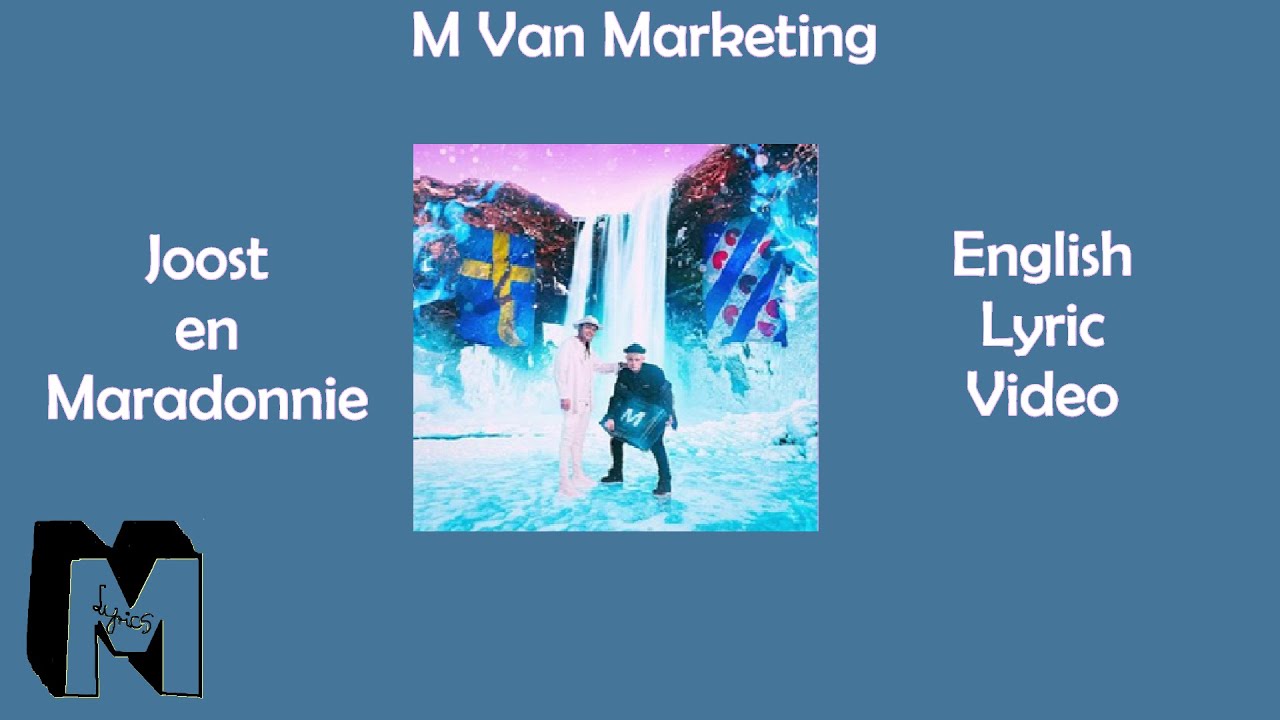Donnie, Joost - M van Marketing (English Lyric Video)