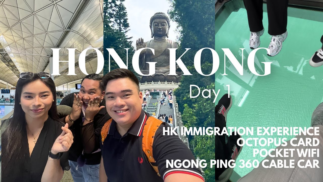 HONG KONG 2025 | Airport Immigration + Ngong Ping 360 Cable Car | Myron Parinas