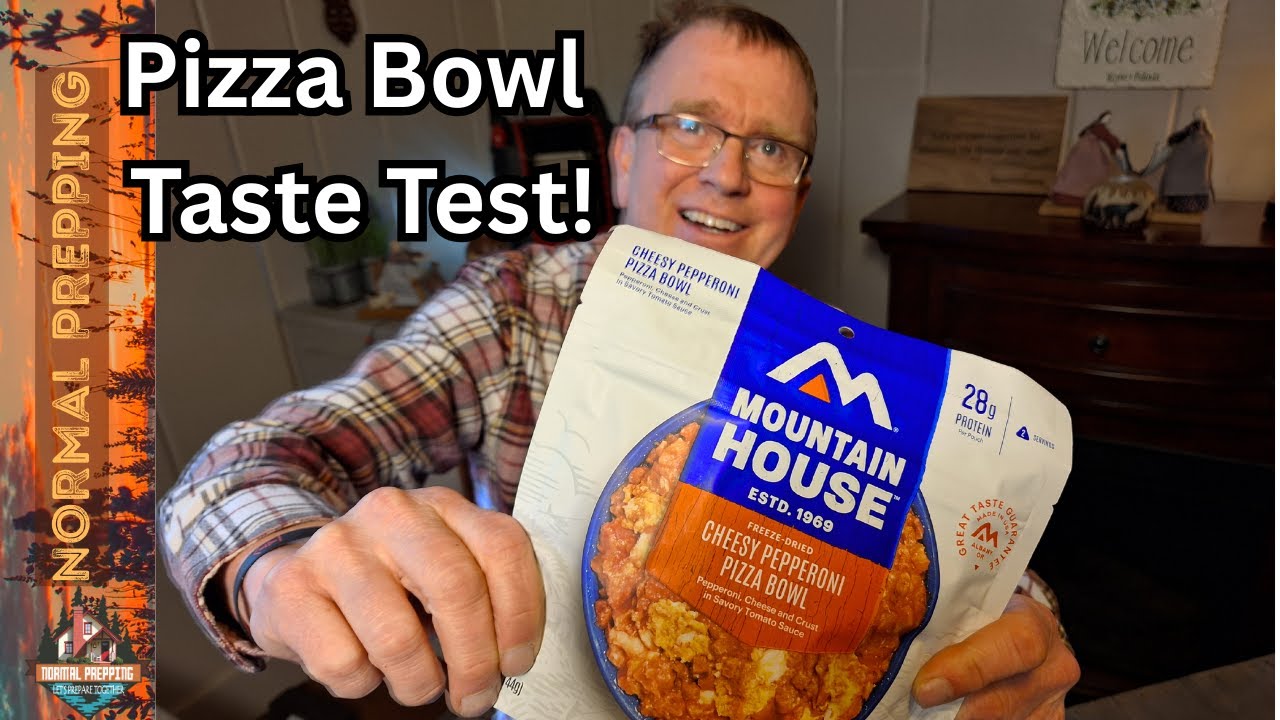 NEW Mountain House Pizza Bowl?! Taste Test & Honest Review!