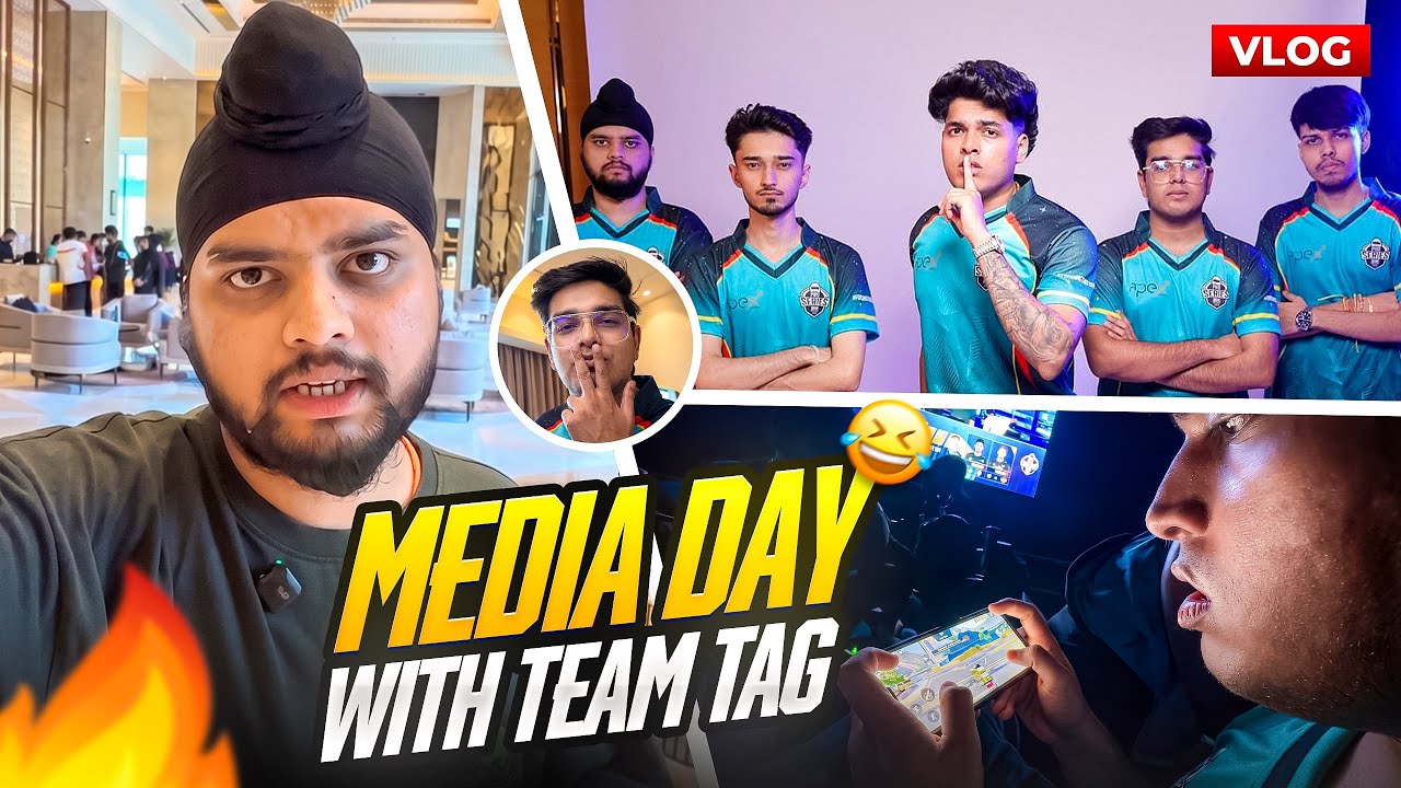 BMPS Media Day And Dry run Vlog With Team | Team Apex Gaming