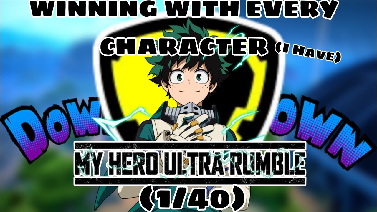 PLAYING THIS DEKU IS FUNNER THEN EXPECTED | Win With Every Character(1/40) | My Hero Ultra Rumble 