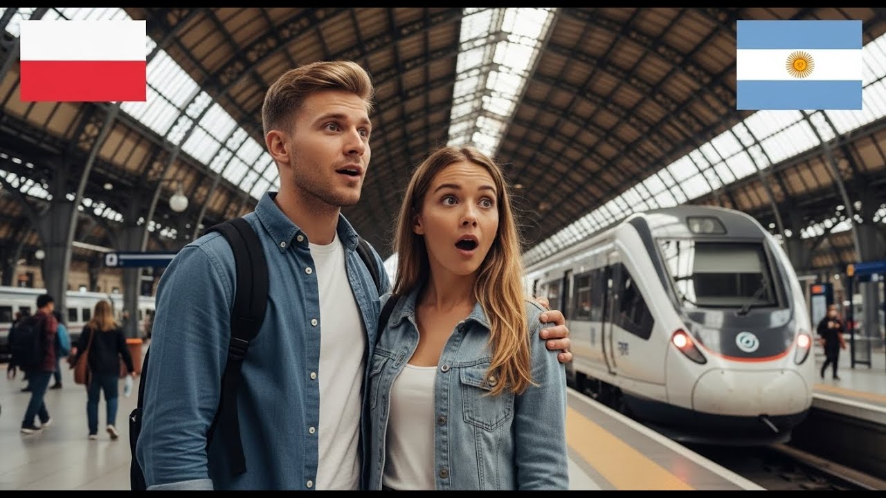¿EE.UU. perdió en trenes ante Argentina? Pareja polaca queda muda en Buenos Aires