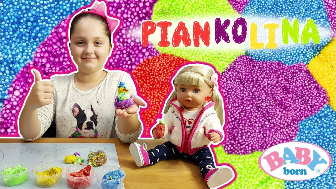 👶🏽 BABY BORN 🌸 PIANKOLINA BROKATOWA TESTUJEMY I BAWIMY SIĘ! 😃
