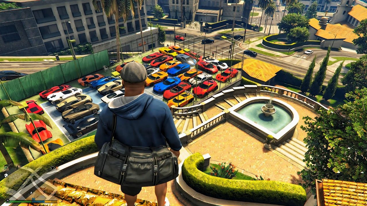 Franklin Is Confused… Which of Michael’s Luxury Super Cars Should He Steal?