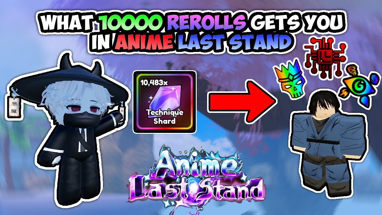The Insane Results Of 10000 Rerolls In Anime Last Stand!