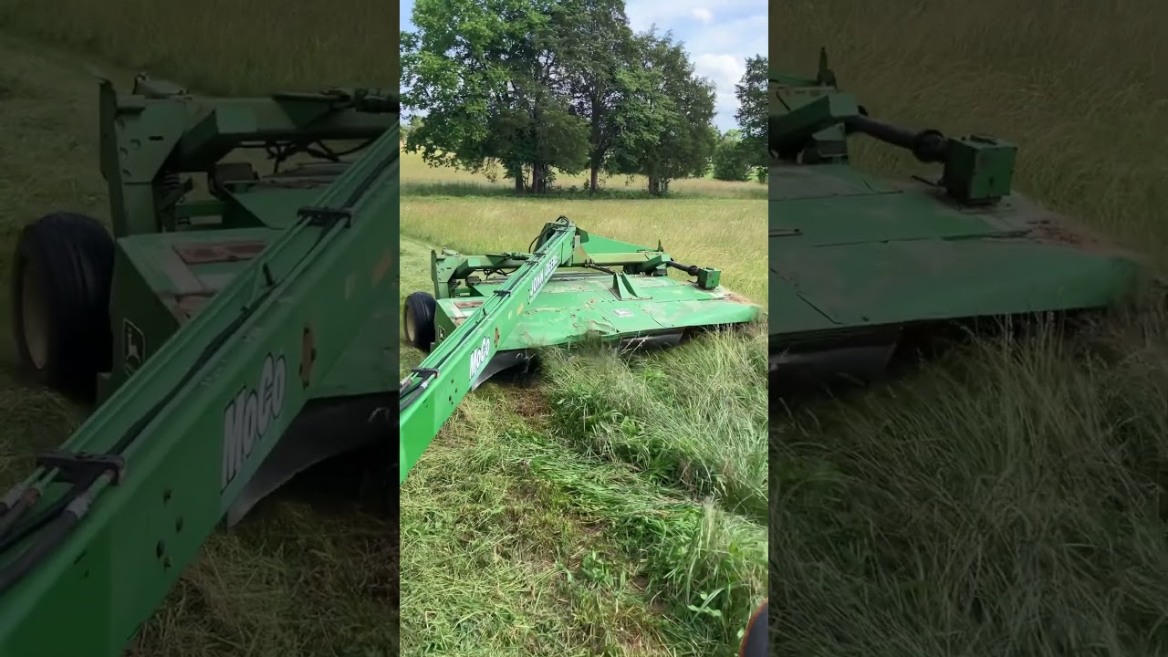 Heddings Farm International Harvester ￼Farmall 1456 John Deere 946 ￼Cutting Hay ￼