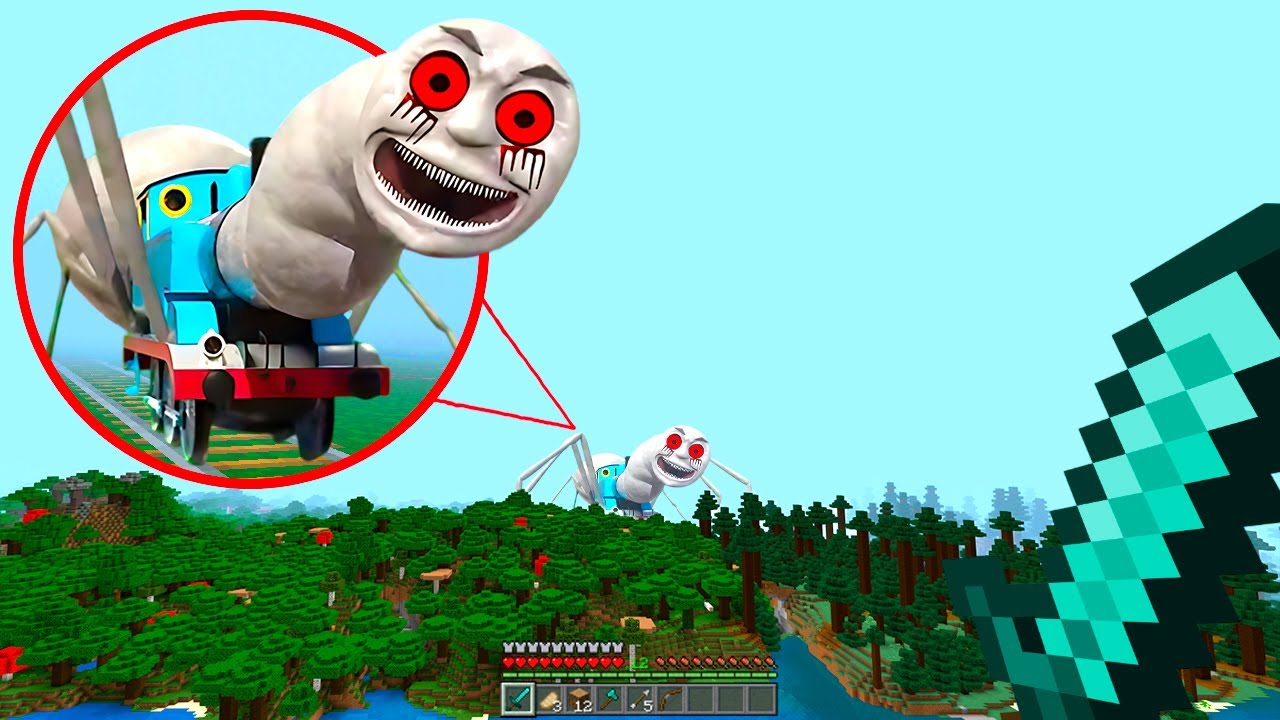 I Found NEW Scariest Thomas Train in Minecraft PE!