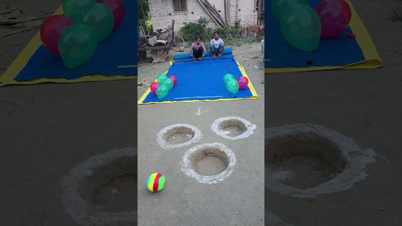 #Football Hole Challenge 🏆 | Who Can Break All the Balloons First? | Fun Game Challenge 2025 