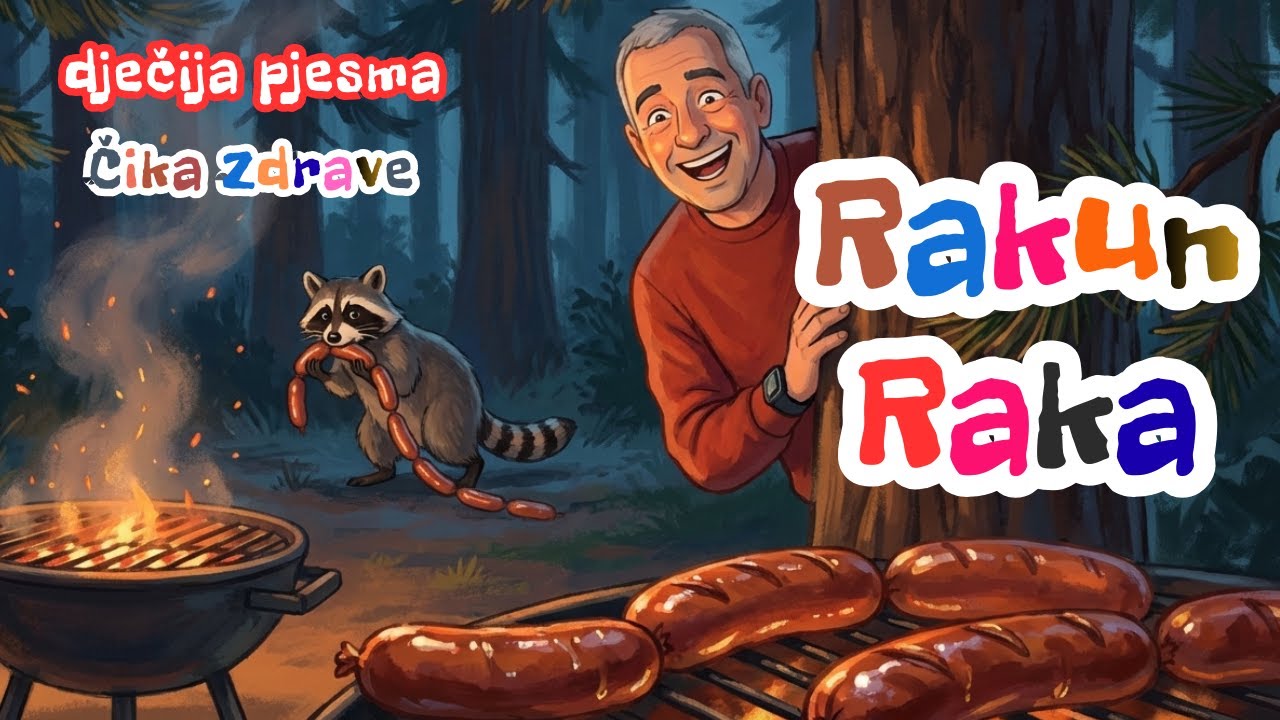 Rakun Raka - dječija pjesma - Čika Zdrave - album Šumska odiseja