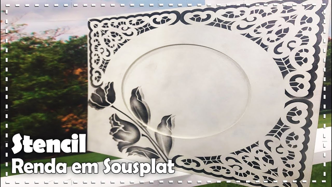PINTURA DE RENDA EM SOUSPLAT com Lili Negrão - Programa Arte Brasil - 29/08/2017