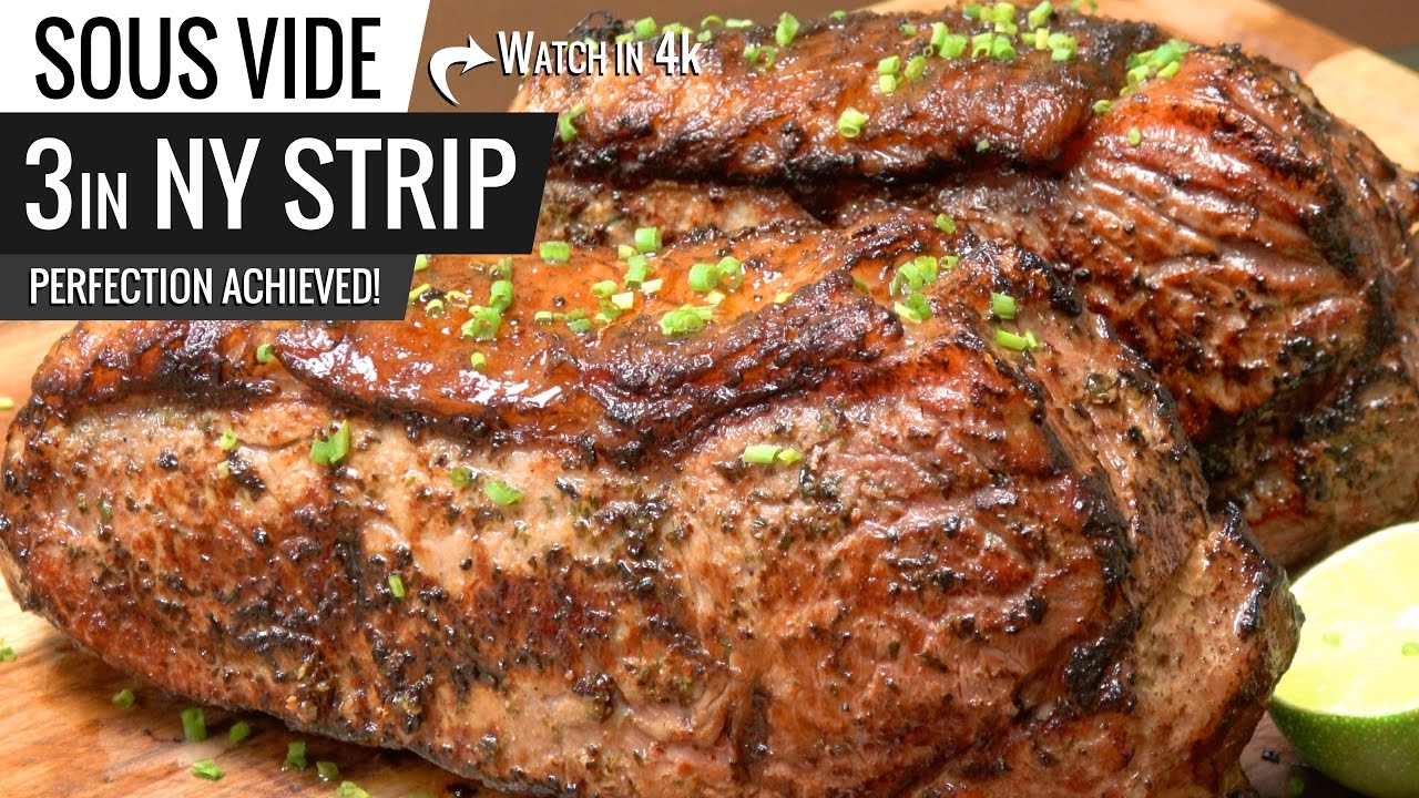 Sous Vide New York Strip Steak Perfection Achieved!