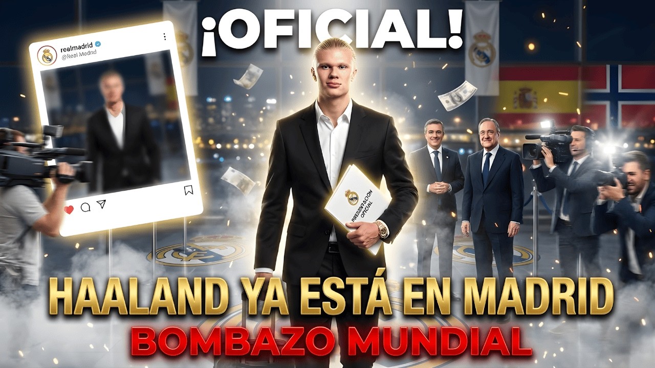 👑🚀 ¡URGENTE! ERLING HAALAND SERÁ PRESENTADO EN EL REAL MADRID: ES OFICIAL AHORA MISMO YA